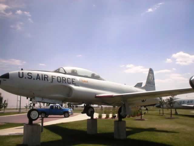 T-33A on display at Great Falls, Montana